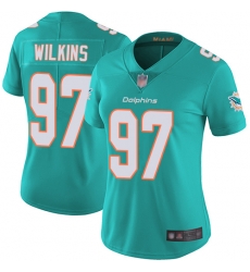 Dolphins 97 Christian Wilkins Aqua Green Team Color Women Stitched Football Vapor Untouchable Limited Jersey Dolphins 97 Christian Wilkins Aqua Green Team Color Women Stitched Football Vapor Untouchable Limited Jersey