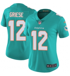 Nike Dolphins #12 Bob Griese Aqua Green Team Color Womens Stitched NFL Vapor Untouchable Limited Jersey Nike Dolphins #12 Bob Griese Aqua Green Team Color Womens Stitched NFL Vapor Untouchable Limited Jersey