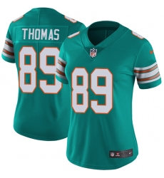 Nike Dolphins #89 Julius Thomas Aqua Green Alternate Womens Stitched NFL Vapor Untouchable Limited Jersey Nike Dolphins #89 Julius Thomas Aqua Green Alternate Womens Stitched NFL Vapor Untouchable Limited Jersey