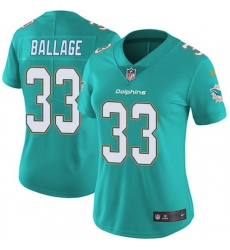 Women Kalen Ballage Miami Dolphins Limited Team Color Vapor Untouchable Nike Jersey Aqua Women Kalen Ballage Miami Dolphins Limited Team Color Vapor Untouchable Nike Jersey Aqua