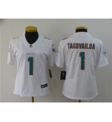Women Nike Dolphins 1 Tua Tagovailoa White Women 2020 NFL Draft First Round Pick Vapor Untouchable Limited Jersey Women Nike Dolphins 1 Tua Tagovailoa White Women 2020 NFL Draft First Round Pick Vapor Untouchable Limited Jersey