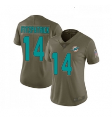 Womens Miami Dolphins 14 Ryan Fitzpatrick Limited Olive 2017 Salute to Service Football Jersey Womens Miami Dolphins 14 Ryan Fitzpatrick Limited Olive 2017 Salute to Service Football Jersey
