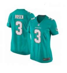 Womens Miami Dolphins 3 Josh Rosen Game Aqua Green Team Color Football Jersey Womens Miami Dolphins 3 Josh Rosen Game Aqua Green Team Color Football Jersey