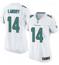 Womens Nike Miami Dolphins 14 Jarvis Landry Game White NFL Jersey Womens Nike Miami Dolphins 14 Jarvis Landry Game White NFL Jersey