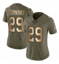 Womens Nike Miami Dolphins 29 Minkah Fitzpatrick Limited Olive Gold 2017 Salute to Service NFL Jersey Womens Nike Miami Dolphins 29 Minkah Fitzpatrick Limited Olive Gold 2017 Salute to Service NFL Jersey