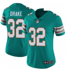 Womens Nike Miami Dolphins 32 Kenyan Drake Aqua Green Alternate Vapor Untouchable Limited Player NFL Jersey Womens Nike Miami Dolphins 32 Kenyan Drake Aqua Green Alternate Vapor Untouchable Limited Player NFL Jersey
