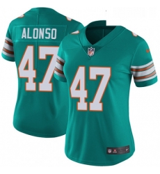 Womens Nike Miami Dolphins 47 Kiko Alonso Elite Aqua Green Alternate NFL Jersey Womens Nike Miami Dolphins 47 Kiko Alonso Elite Aqua Green Alternate NFL Jersey
