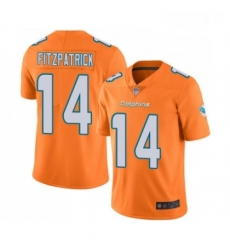 Youth Miami Dolphins 14 Ryan Fitzpatrick Limited Orange Rush Vapor Untouchable Football Jersey Youth Miami Dolphins 14 Ryan Fitzpatrick Limited Orange Rush Vapor Untouchable Football Jersey