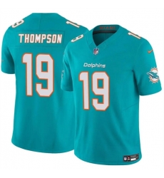 Youth Miami Dolphins 19 Skylar Thompson Aqua 2023 F U S E Vapor Limited Stitched Football Jersey Youth Miami Dolphins 19 Skylar Thompson Aqua 2023 F U S E Vapor Limited Stitched Football Jersey