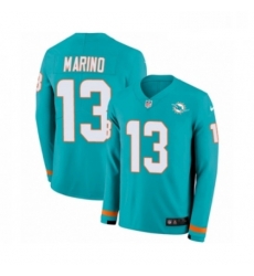 Youth Nike Miami Dolphins 13 Dan Marino Limited Aqua Therma Long Sleeve NFL Jersey Youth Nike Miami Dolphins 13 Dan Marino Limited Aqua Therma Long Sleeve NFL Jersey