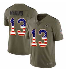 Youth Nike Miami Dolphins 13 Dan Marino Limited OliveUSA Flag 2017 Salute to Service NFL Jersey Youth Nike Miami Dolphins 13 Dan Marino Limited OliveUSA Flag 2017 Salute to Service NFL Jersey