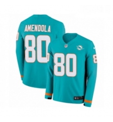 Youth Nike Miami Dolphins 80 Danny Amendola Limited Aqua Therma Long Sleeve NFL Jersey Youth Nike Miami Dolphins 80 Danny Amendola Limited Aqua Therma Long Sleeve NFL Jersey