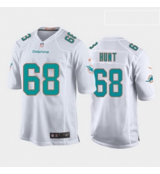 youth robert hunt miami dolphins white game jersey 