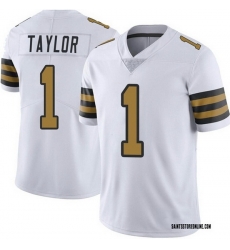 Men New Orleans Saints 1 Alontae Taylor Color Rush Jersey Men New Orleans Saints 1 Alontae Taylor Color Rush Jersey