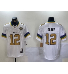 Men New Orleans Saints 12 Chris Olave BlackWhite 1987 Legacy Cool Base Stitched Baseball Jersey 3 Men New Orleans Saints 12 Chris Olave BlackWhite 1987 Legacy Cool Base Stitched Baseball Jersey 3