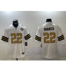 Men New Orleans Saints 22 Rashid Shaheed White Vapor Limited Stitched Football Jersey 2 Men New Orleans Saints 22 Rashid Shaheed White Vapor Limited Stitched Football Jersey 2