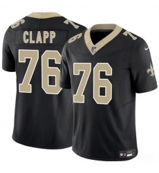Men New Orleans Saints 76 Will Clapp Black F U S E Vapor Limited Stitched Football Jersey Men New Orleans Saints 76 Will Clapp Black F U S E Vapor Limited Stitched Football Jersey