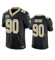Men New Orleans Saints 90 Bryan Bresee Black 2023 F U S E With Prem1ere Patch Vapor Untouchable Limited Stitched Football Jersey Men New Orleans Saints 90 Bryan Bresee Black 2023 F U S E With Prem1ere Patch Vapor Untouchable Limited Stitched Football Jersey