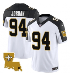 Men New Orleans Saints 94 Cameron Jordan White Black 2023 F U S E 1987 Legacy Vapor Stitched Jerseys Men New Orleans Saints 94 Cameron Jordan White Black 2023 F U S E 1987 Legacy Vapor Stitched Jerseys