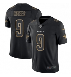 Mens Nike New Orleans Saints 9 Drew Brees Limited Black Rush Impact NFL Jersey Mens Nike New Orleans Saints 9 Drew Brees Limited Black Rush Impact NFL Jersey