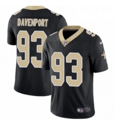 Mens Nike New Orleans Saints 93 Marcus Davenport Black Team Color Vapor Untouchable Limited Player NFL Jersey Mens Nike New Orleans Saints 93 Marcus Davenport Black Team Color Vapor Untouchable Limited Player NFL Jersey