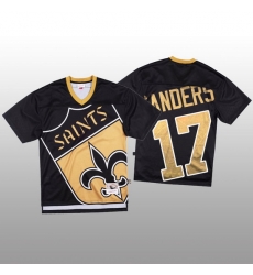 NFL New Orleans Saints 17 Emmanuel Sanders Black Men Mitchell 26 Nell Big Face Fashion Limited NFL Jersey NFL New Orleans Saints 17 Emmanuel Sanders Black Men Mitchell 26 Nell Big Face Fashion Limited NFL Jersey