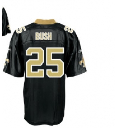 New Orleans Saints 25 Reggie Bush black mens Elite new jersey New Orleans Saints 25 Reggie Bush black mens Elite new jersey