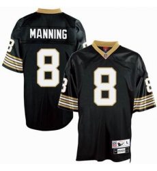 New Orleans Saints 8 Archie Manning Black throwback New Orleans Saints 8 Archie Manning Black throwback