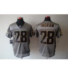 Nike New Orleans Saints 28 Mark Ingram Grey Elite Shadow NFL Jersey Nike New Orleans Saints 28 Mark Ingram Grey Elite Shadow NFL Jersey