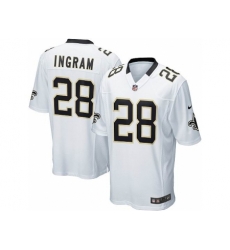 Nike New Orleans Saints 28 Mark Ingram White Game NFL Jersey Nike New Orleans Saints 28 Mark Ingram White Game NFL Jersey