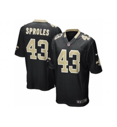 Nike New Orleans Saints 43 Darren Sproles black Game NFL Jersey Nike New Orleans Saints 43 Darren Sproles black Game NFL Jersey