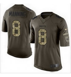 Nike New Orleans Saints #8 Archie Manning Green Mens Stitched NFL Limited Salute to Service Jersey Nike New Orleans Saints #8 Archie Manning Green Mens Stitched NFL Limited Salute to Service Jersey