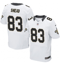 Nike New Orleans Saints #83 Willie Snead Mens Elite White NFL Jersey Nike New Orleans Saints #83 Willie Snead Mens Elite White NFL Jersey