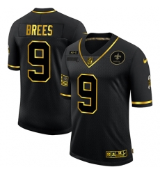 Nike New Orleans Saints 9 Drew Brees Black Gold 2020 Salute To Service Limited Jersey Nike New Orleans Saints 9 Drew Brees Black Gold 2020 Salute To Service Limited Jersey