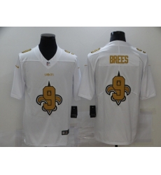 Nike New Orleans Saints 9 Drew Brees White Shadow Logo Limited Jersey Nike New Orleans Saints 9 Drew Brees White Shadow Logo Limited Jersey