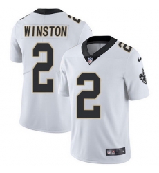 Nike Saints 2 Jameis Winston White Men Stitched NFL Vapor Untouchable Limited Jersey Nike Saints 2 Jameis Winston White Men Stitched NFL Vapor Untouchable Limited Jersey
