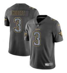 Nike Saints #3 Bobby Hebert Gray Static Mens NFL Vapor Untouchable Game Jersey Nike Saints #3 Bobby Hebert Gray Static Mens NFL Vapor Untouchable Game Jersey