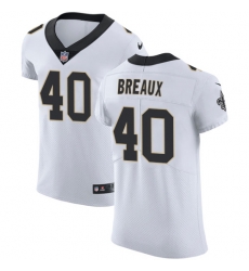 Nike Saints #40 Delvin Breaux White Mens Stitched NFL Vapor Untouchable Elite Jersey Nike Saints #40 Delvin Breaux White Mens Stitched NFL Vapor Untouchable Elite Jersey