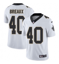 Nike Saints #40 Delvin Breaux White Mens Stitched NFL Vapor Untouchable Limited Jersey Nike Saints #40 Delvin Breaux White Mens Stitched NFL Vapor Untouchable Limited Jersey