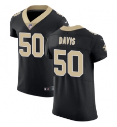 Nike Saints #50 DeMario Davis Black Team Color Mens Stitched NFL Vapor Untouchable Elite Jersey Nike Saints #50 DeMario Davis Black Team Color Mens Stitched NFL Vapor Untouchable Elite Jersey