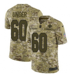 Nike Saints #60 Max Unger Camo Mens Stitched NFL Limited 2018 Salute To Service Jersey Nike Saints #60 Max Unger Camo Mens Stitched NFL Limited 2018 Salute To Service Jersey
