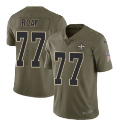 Nike Saints #77 Willie Roaf Olive Mens Stitched NFL Limited 2017 Salute To Service Jersey Nike Saints #77 Willie Roaf Olive Mens Stitched NFL Limited 2017 Salute To Service Jersey