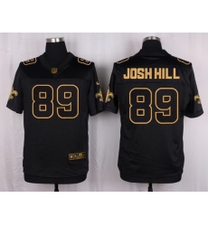 Nike Saints #89 Josh Hill Black Mens Stitched NFL Elite Pro Line Gold Collection Jersey Nike Saints #89 Josh Hill Black Mens Stitched NFL Elite Pro Line Gold Collection Jersey