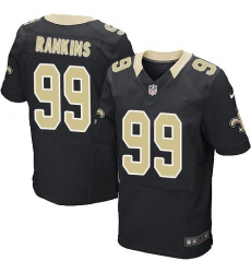 Nike Saints #99 Sheldon Rankins Black Team Color Mens Stitched NFL Elite Jersey Nike Saints #99 Sheldon Rankins Black Team Color Mens Stitched NFL Elite Jersey