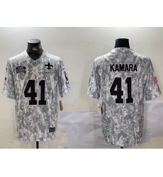 men new orleans saints 41 alvin kamara 2024 f u s e arctic camo salute to service limited stitched football jerseys men new orleans saints 41 alvin kamara 2024 f u s e arctic camo salute to service limited stitched football jerseys