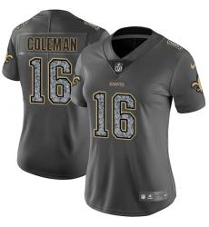 Nike Saints #16 Brandon Coleman Gray Static Womens NFL Vapor Untouchable Game Jersey Nike Saints #16 Brandon Coleman Gray Static Womens NFL Vapor Untouchable Game Jersey