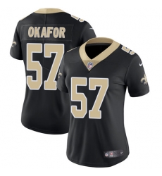 Nike Saints #57 Alex Okafor Black Team Color Womens Stitched NFL Vapor Untouchable Limited Jersey Nike Saints #57 Alex Okafor Black Team Color Womens Stitched NFL Vapor Untouchable Limited Jersey