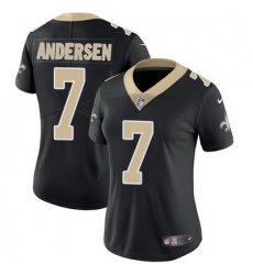 Nike Saints #7 Morten Andersen Black Team Color Womens Stitched NFL Vapor Untouchable Limited Jersey Nike Saints #7 Morten Andersen Black Team Color Womens Stitched NFL Vapor Untouchable Limited Jersey