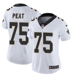 Nike Saints #75 Andrus Peat White Womens Stitched NFL Vapor Untouchable Limited Jersey Nike Saints #75 Andrus Peat White Womens Stitched NFL Vapor Untouchable Limited Jersey