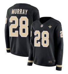 Saints 28 Latavius Murray Black Team Color Womens Stitched Football Limited Therma Long Sleeve Jerseys Saints 28 Latavius Murray Black Team Color Womens Stitched Football Limited Therma Long Sleeve Jerseys